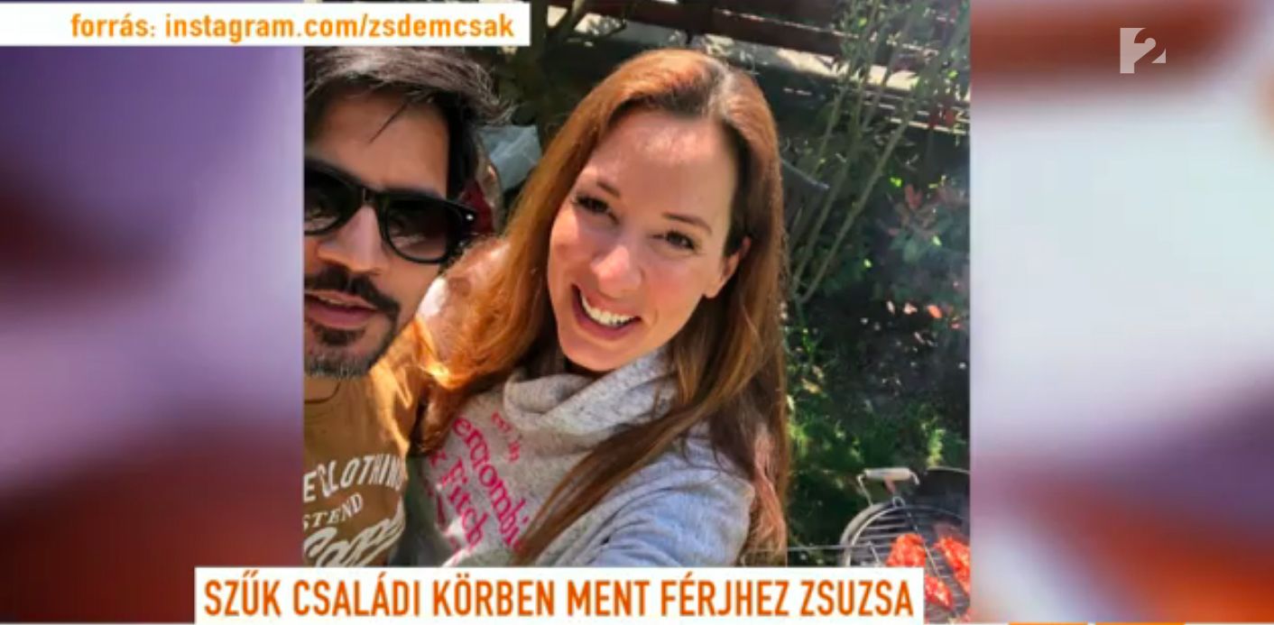 Demcsák Zsuzsa férje, Krishan Dangwal az idei első grillezésükről aranyos képet posztoltak