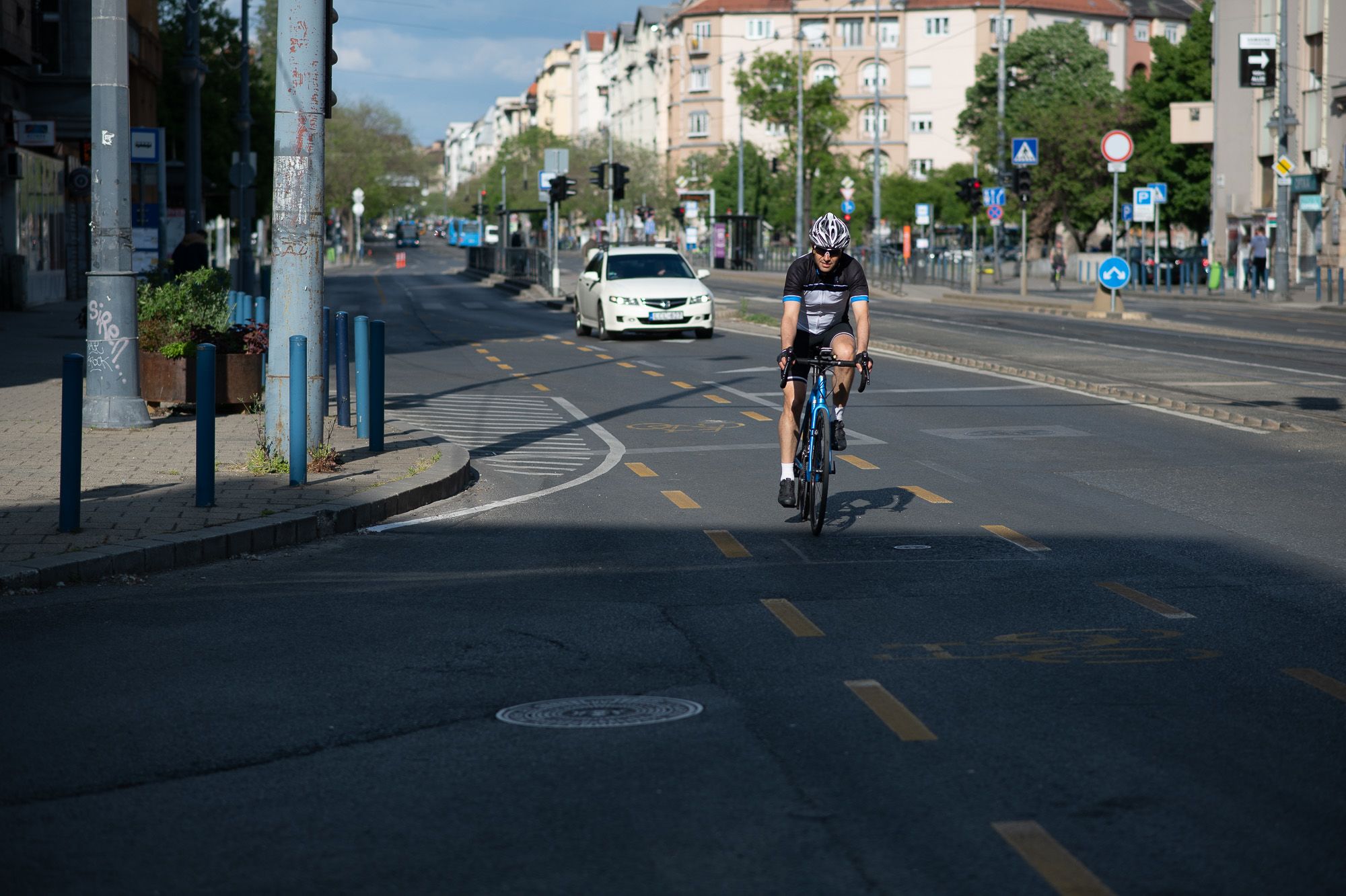 Új bicikliutakat hoztak létre Budapest belvárosában