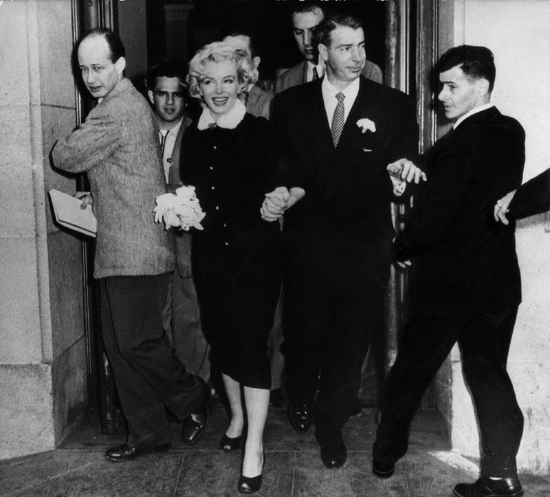 Marilyn Monroe és Joe DiMaggio esküvője 1954-ben