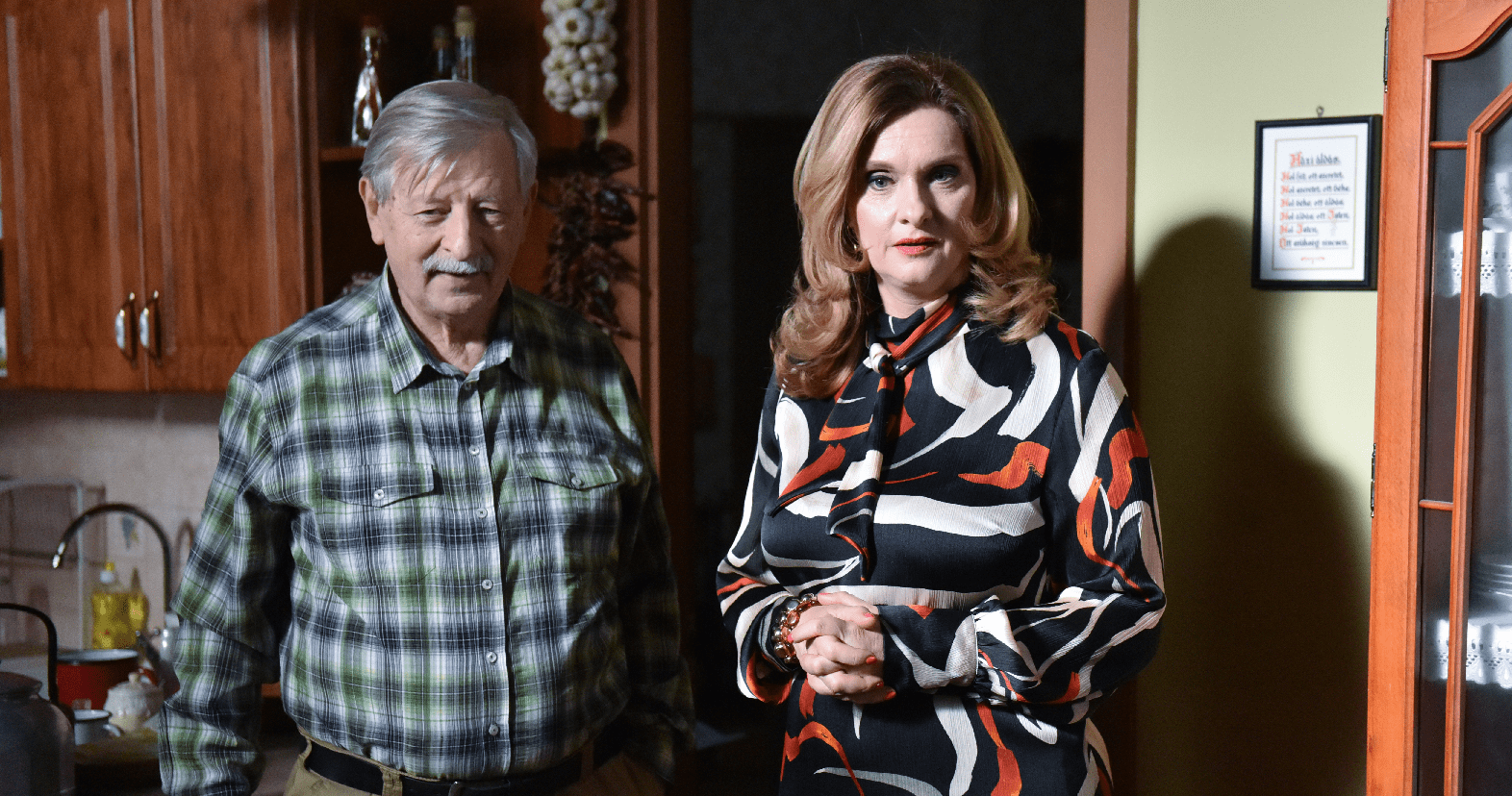 Janza Kata Vili bácsi lányát alakítja (Fotó: Barátok közt)