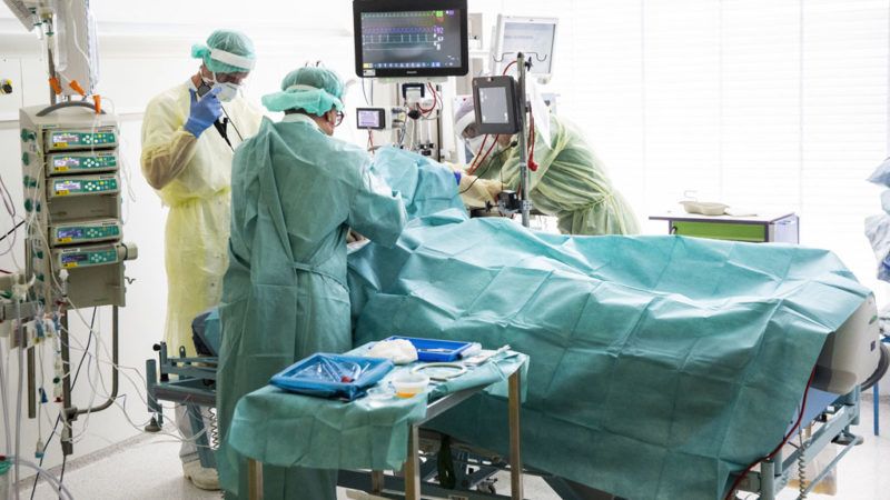 koronavírus, koppenhágai Herlev kórház intenzív osztálya