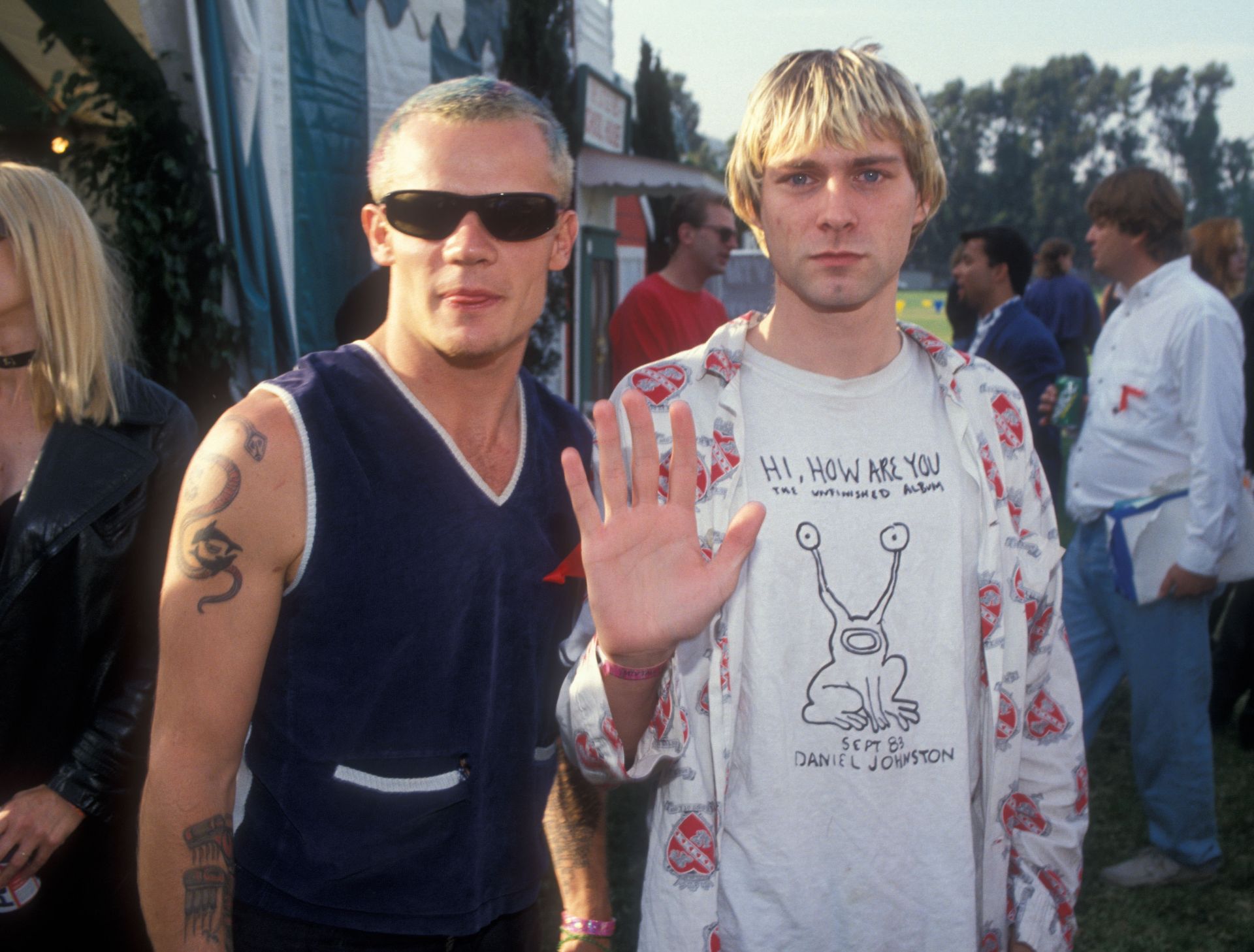 kurt cobain Nirvana Flea Red Hot Chili Peppers