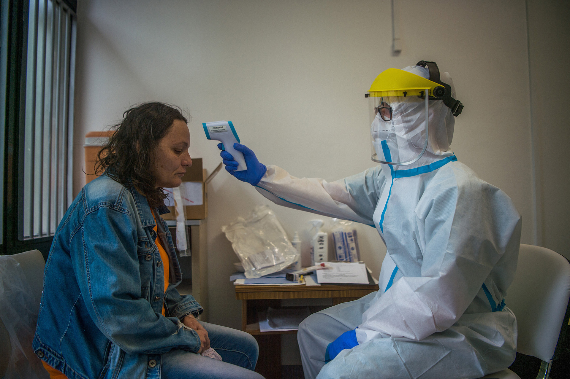 Koronavírus-teszt az Országos Korányi Pulmonológiai Intézetben