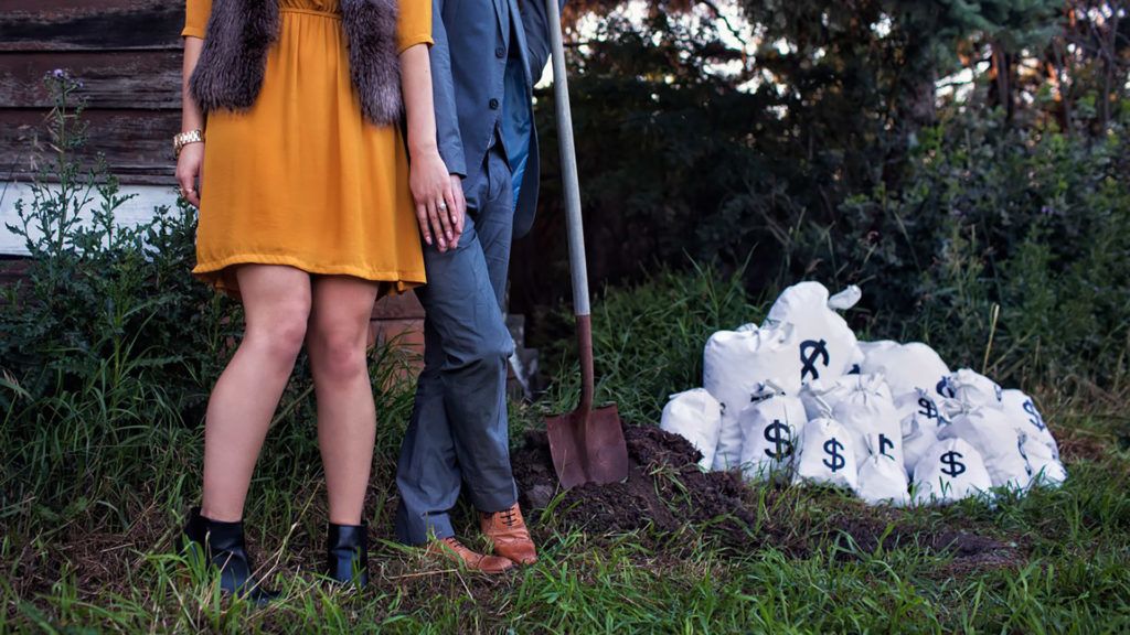 egy kínai férfi elásta a vagyonát