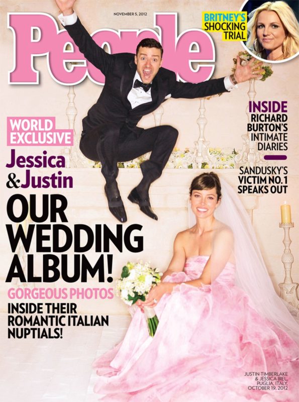 Jessica Biel és Justin Timberlake esküvői fotói a People magazin jelentek meg először