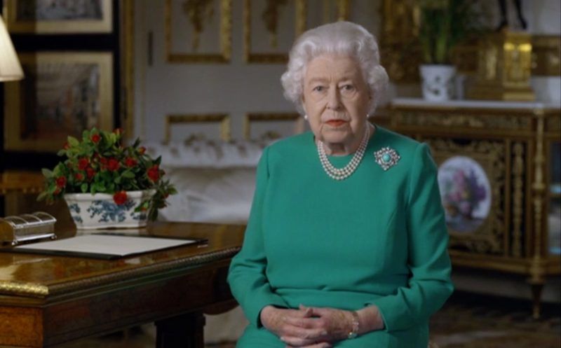 II. Erzsébet királynő 2020 tavaszán