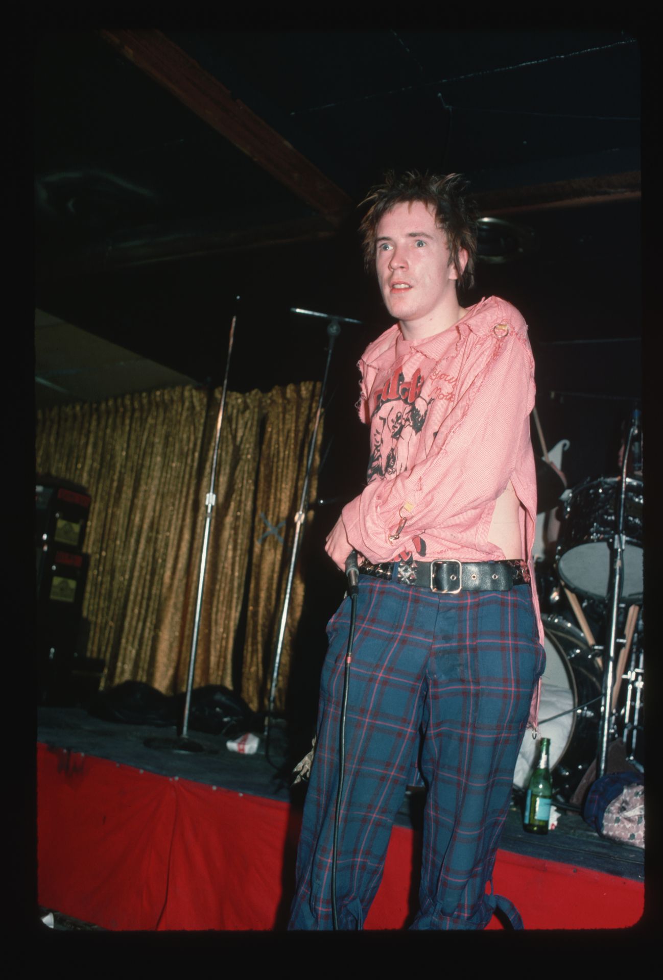 A Sex Pistols énekese, Johnny Rotten 1978-ban.