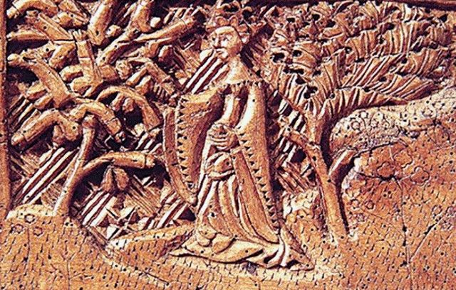 A villingen-schwenningeni ferencesek faragott péniszfája (fotó: reserachgate.net)