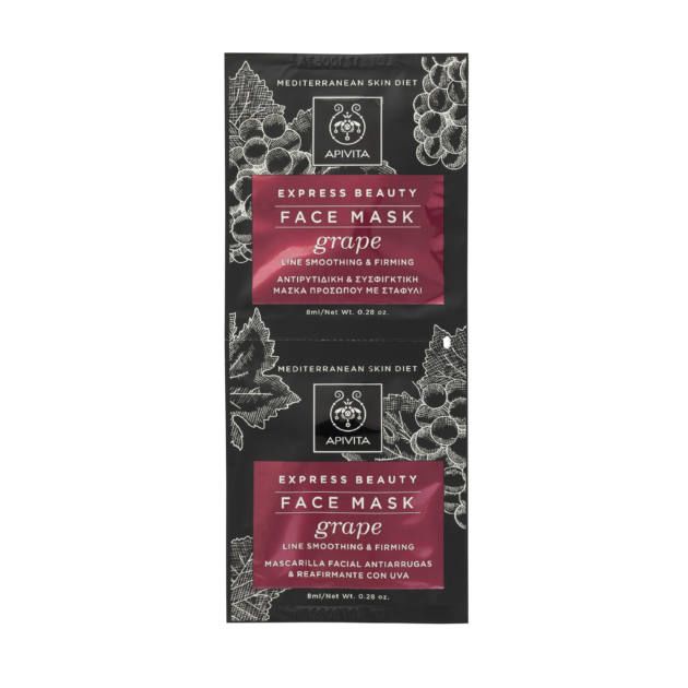 Apivita Express Ránctalanító Arcmaszk Szőlővel