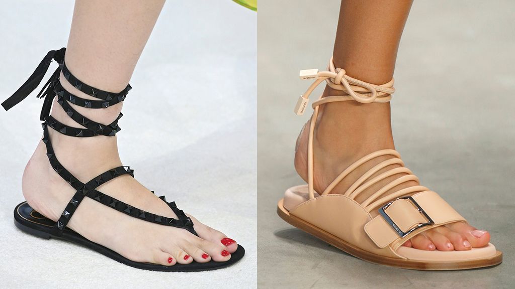 Bokánál megkötős saruk: Valentino, Sportmax