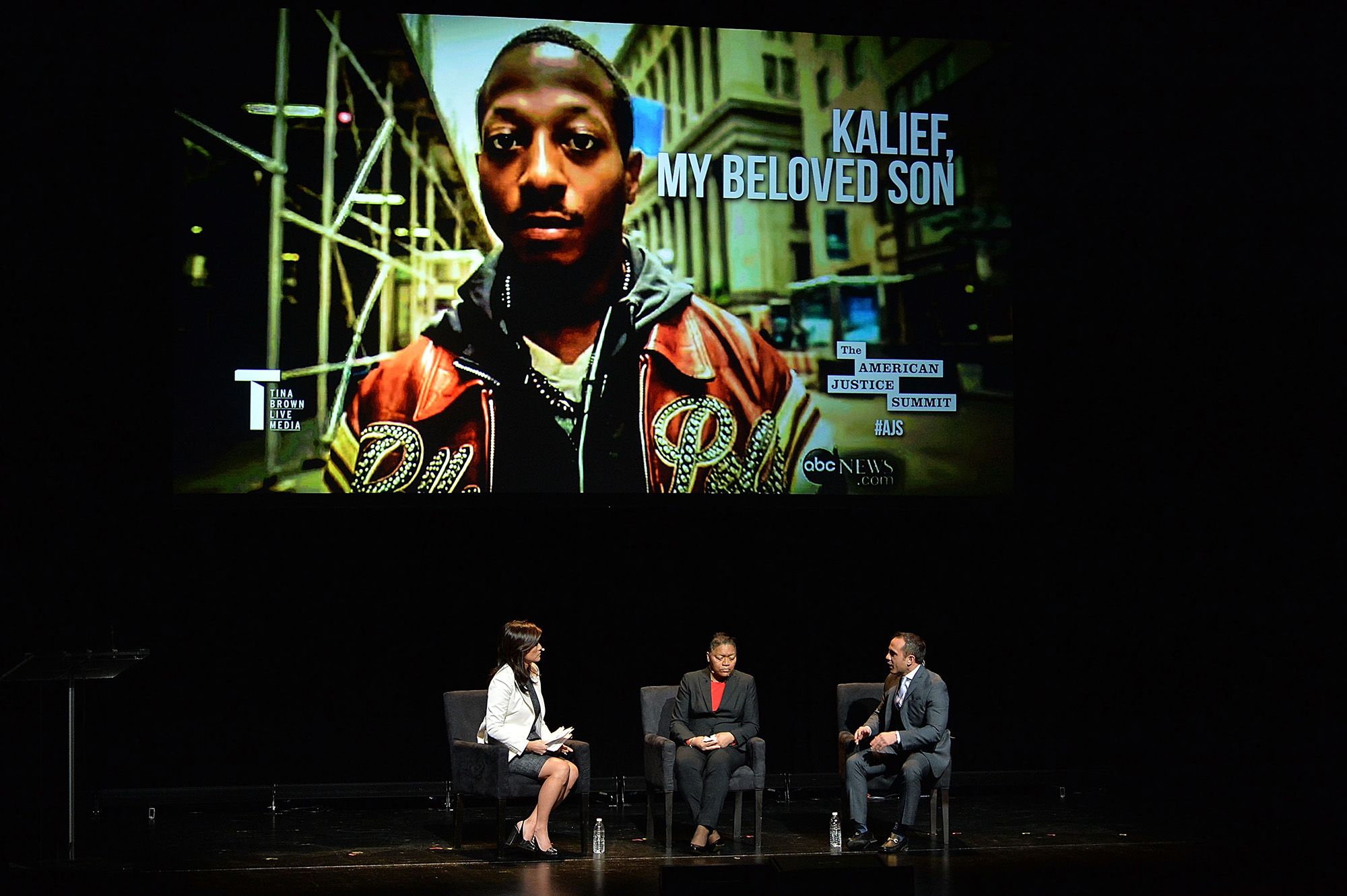 Kalief Browder édesanyja, Venida egy kerekasztal-beszélgetésen (fotó: Slaven Vlasic/Getty Images)