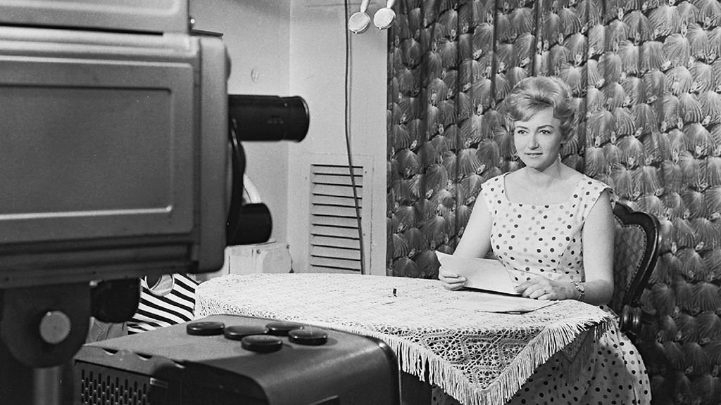 Lénárd Judit (Fotó: Fortepan/Rádió és Televízió újság)