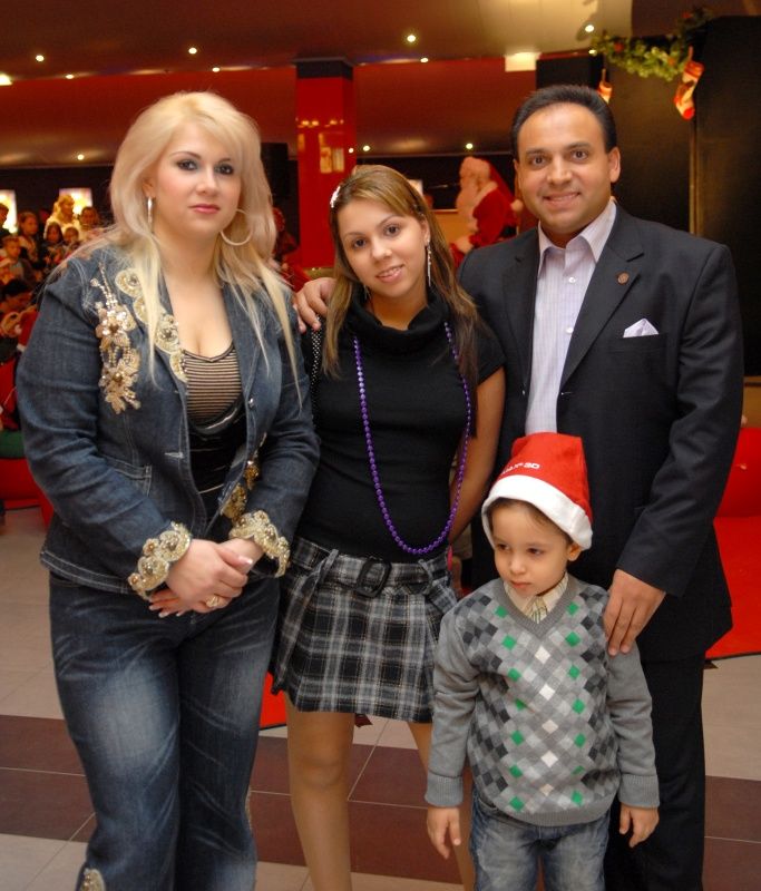 Mága Zoltán és a családja,