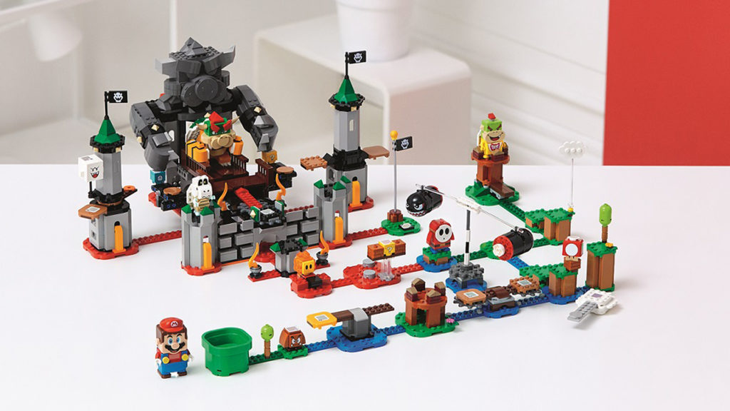 A LEGO Super Mario pályákat mindenki tetszés szerint kombinálhatja