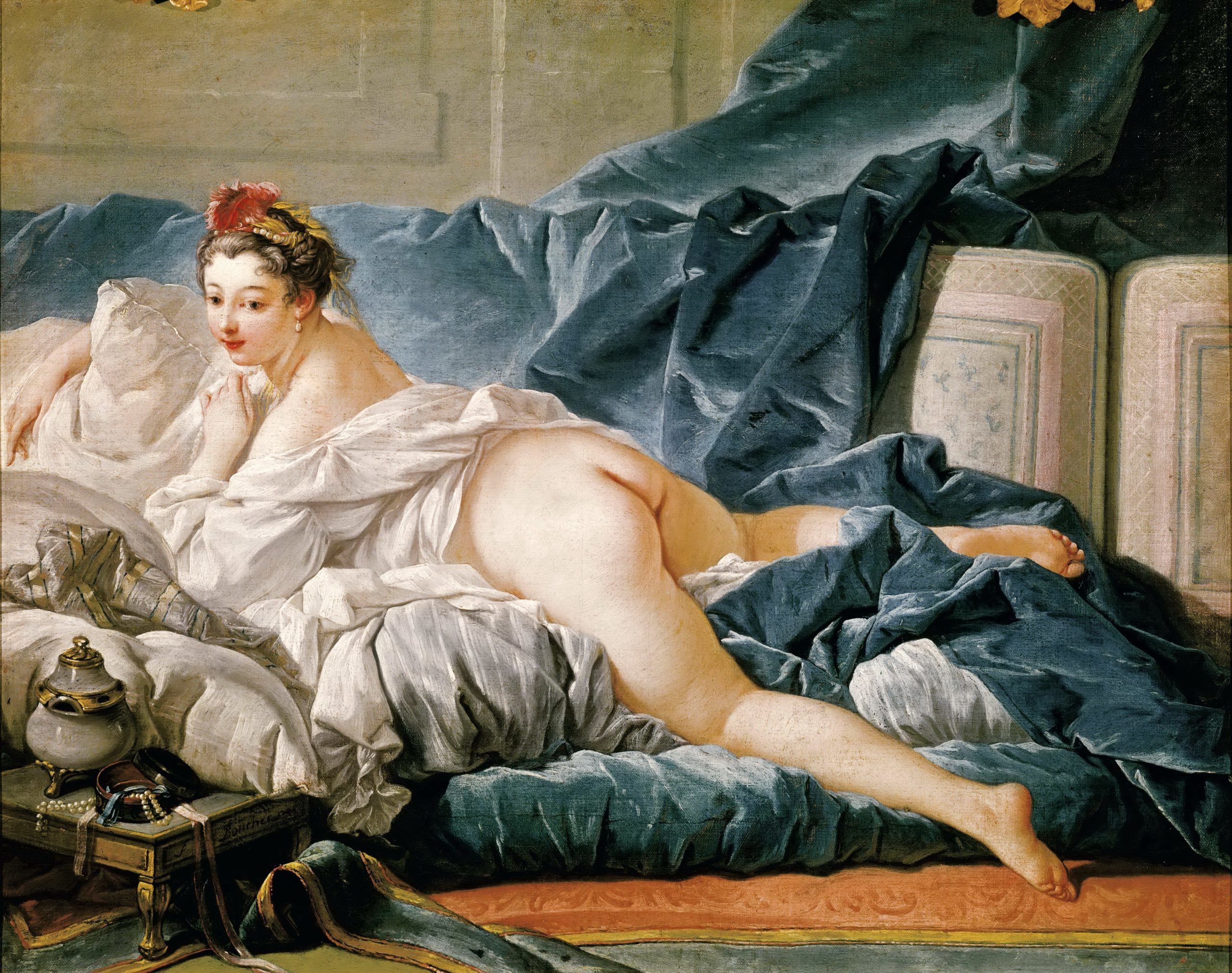 Boucher: Barna Odaliszk (1745)