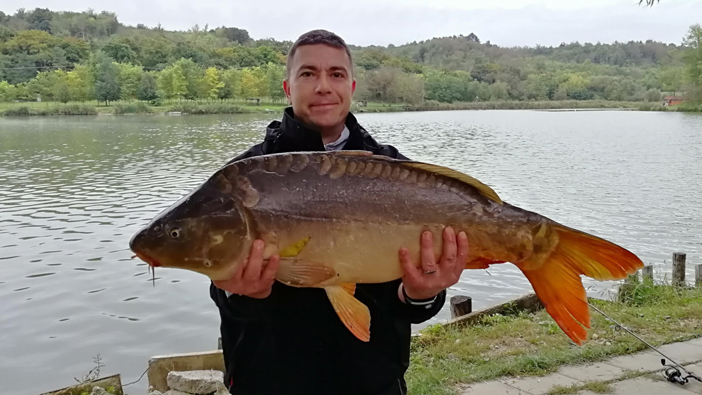 Az ötletadó nem a levegőbe beszél, gyakorlott pecás. (A szerző fotója)