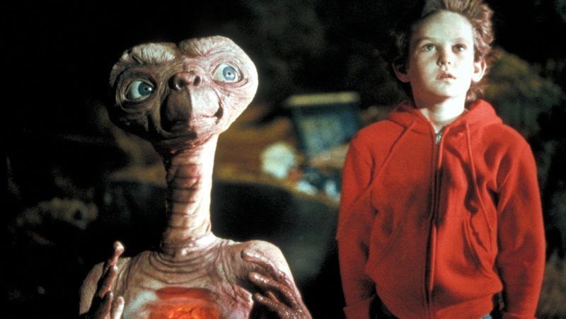 Henry Thomas és E.T. 