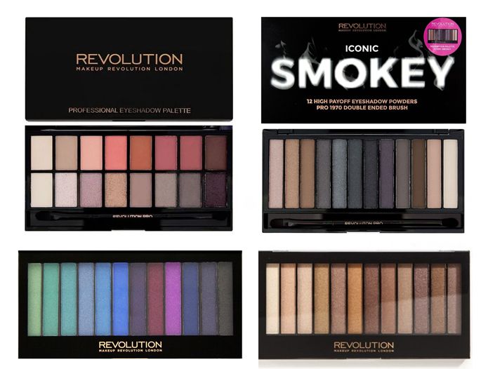 Revolution szemhéjpúder paletták