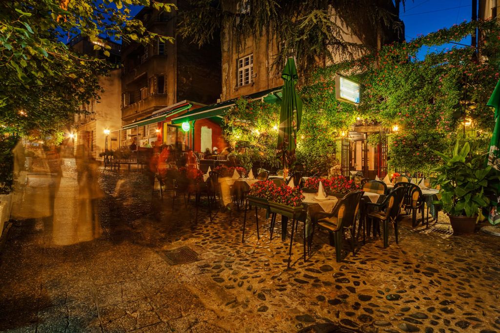 A Skadarlija bohém negyed