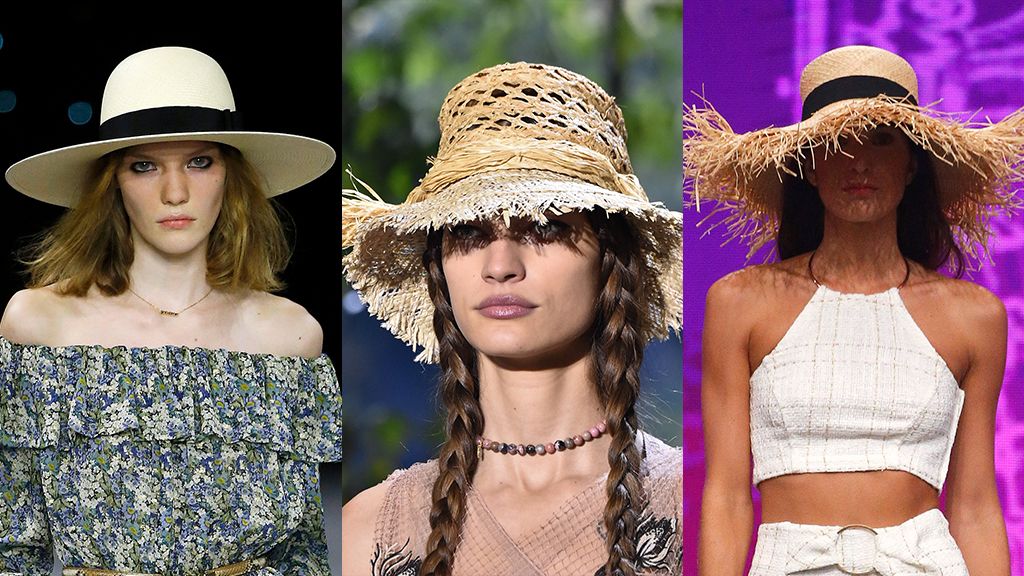 szalmakalapok a kifutókról