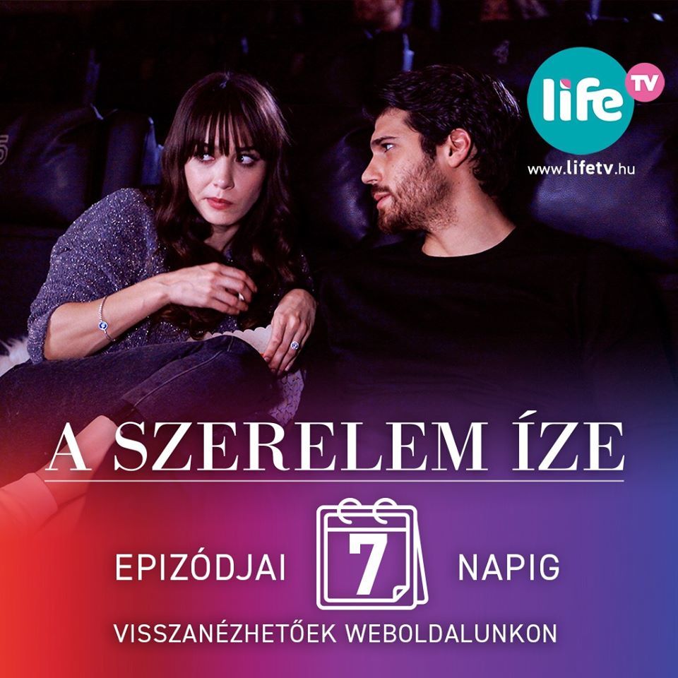 Can Yaman és Özge Gürel a Szerel íze török sorozatban a Life TV műsorán