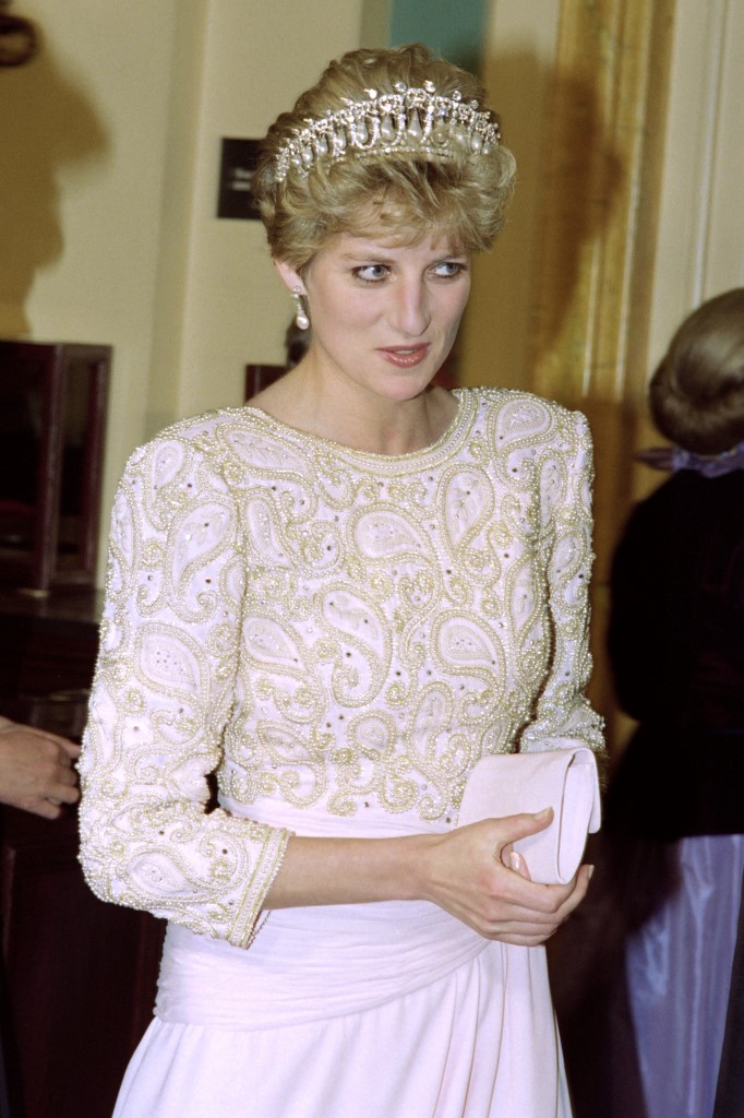 Diana hercegné és a Cambridge tiara. 