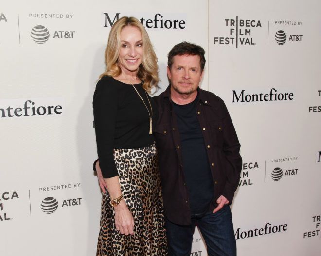 Michael J. Fox és Tracy Pollan