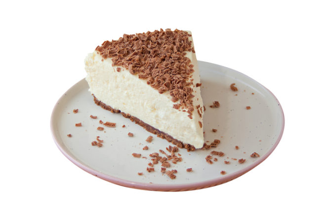 Stracciatella sajttorta