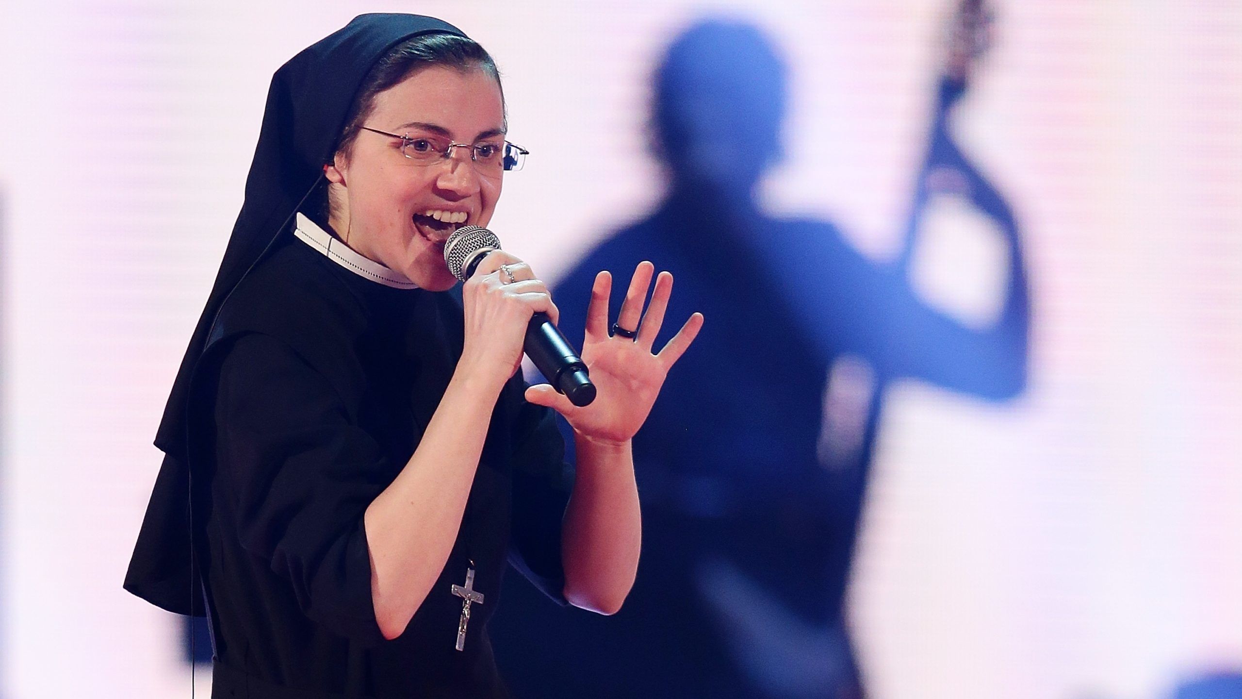 Cristina Scuccia az olasz Voice-ban, 2014-ben