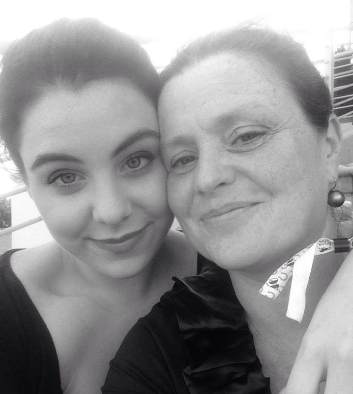 Bajor Lili, édesanyjával Hámori Eszter színésznővel (Fotó: Bajor Lili)