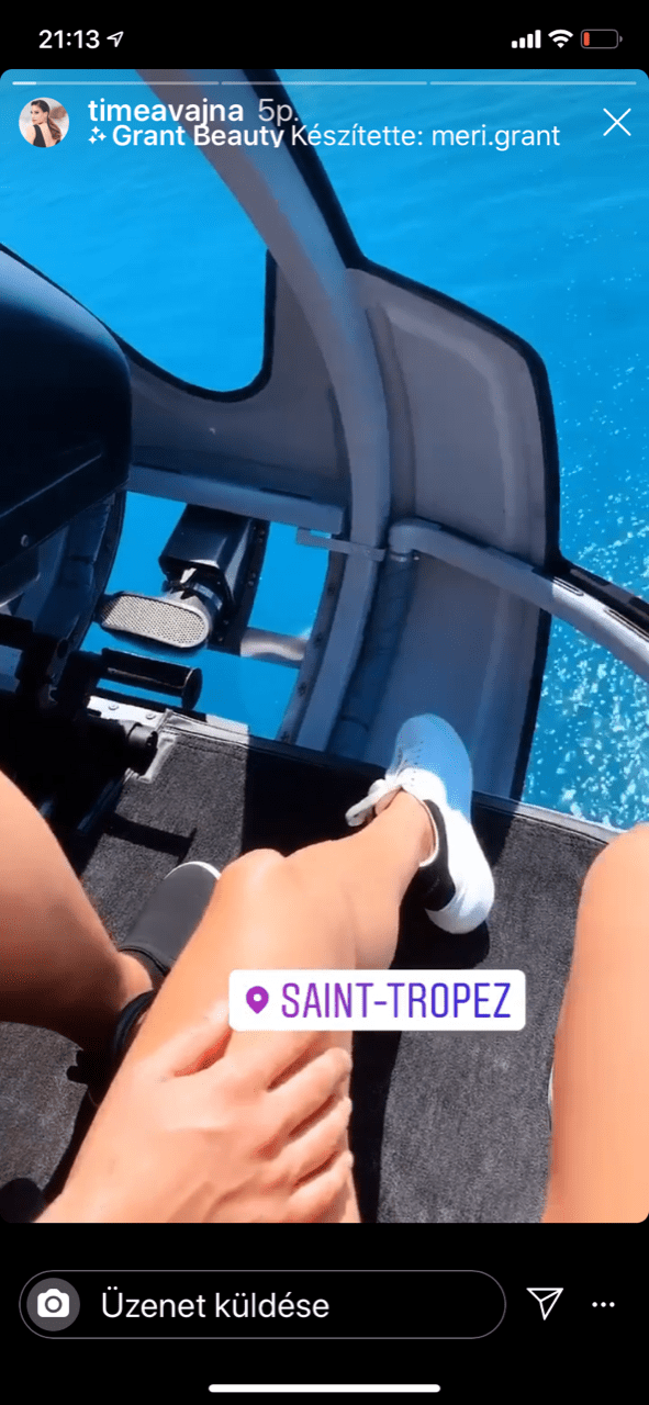 Vajna Tímea és Zoli Saint-Tropez-ba