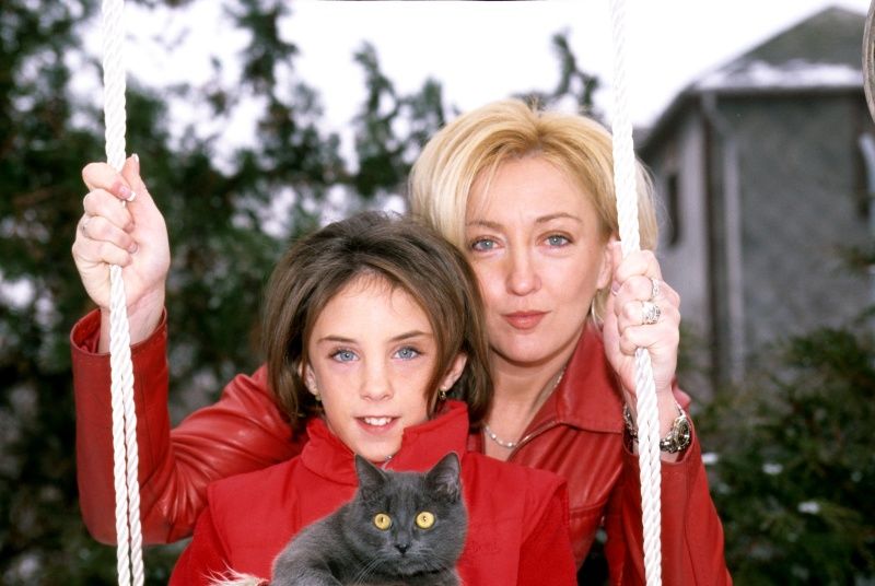 Kandász Andrea és lánya, Lolita 2004-ben