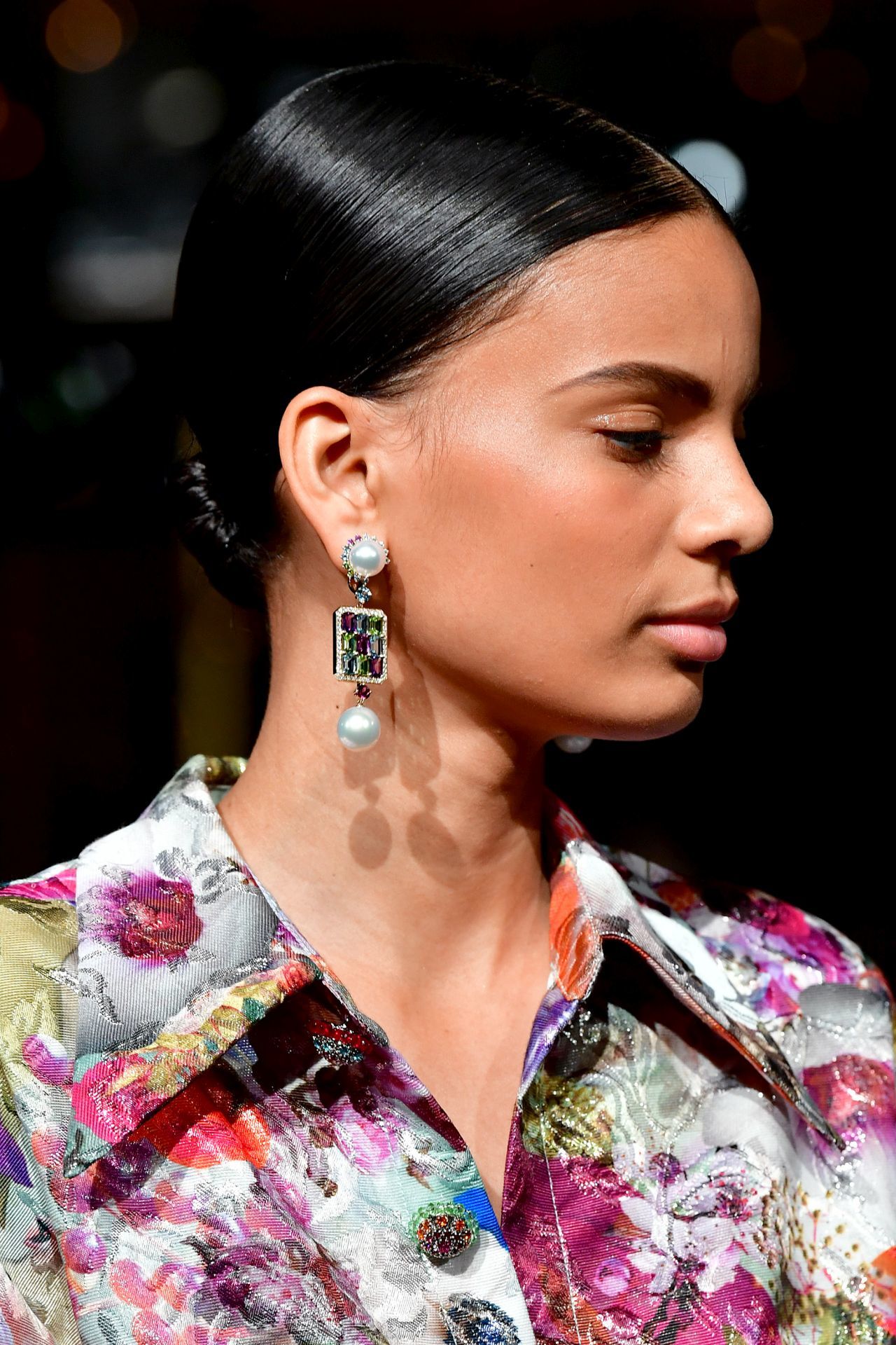 Színes köves fülbevaló - Prabal Gurung