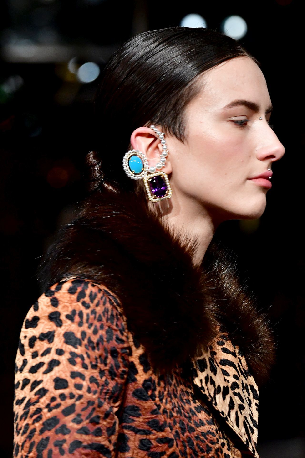 Köves fülbevaló - Prabal Gurung