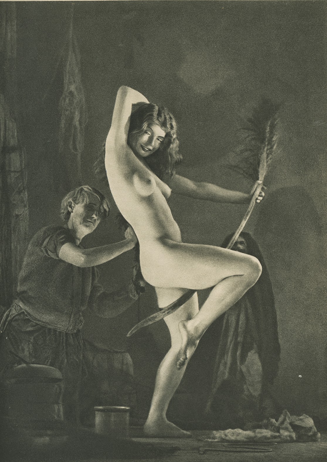 William Mortensen: Készülődés a boszorkányszombatra (fotó: Wikipedia)