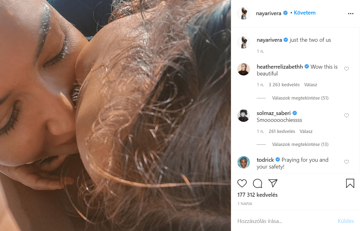 naya rivera és a fia josey
