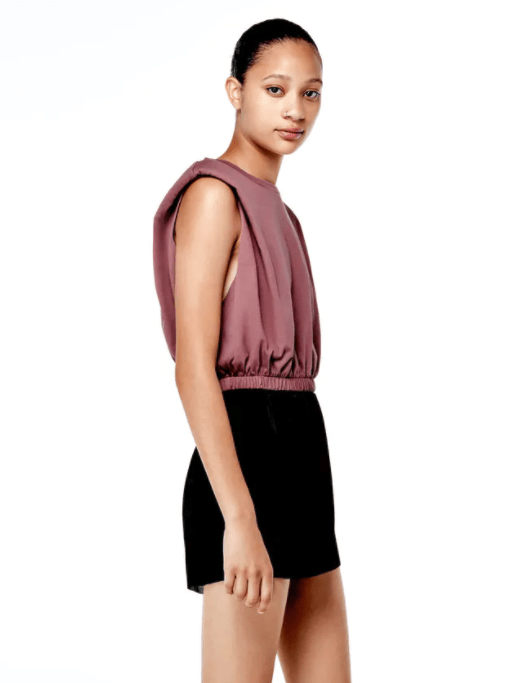 Zara válltöméses crop top