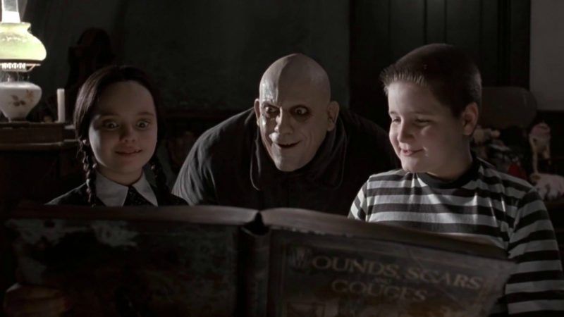 Wednesday, Fester és Pugsley Addams