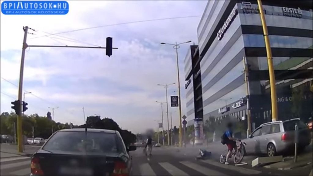 Majdnem baleset lett az audis mutatványából.