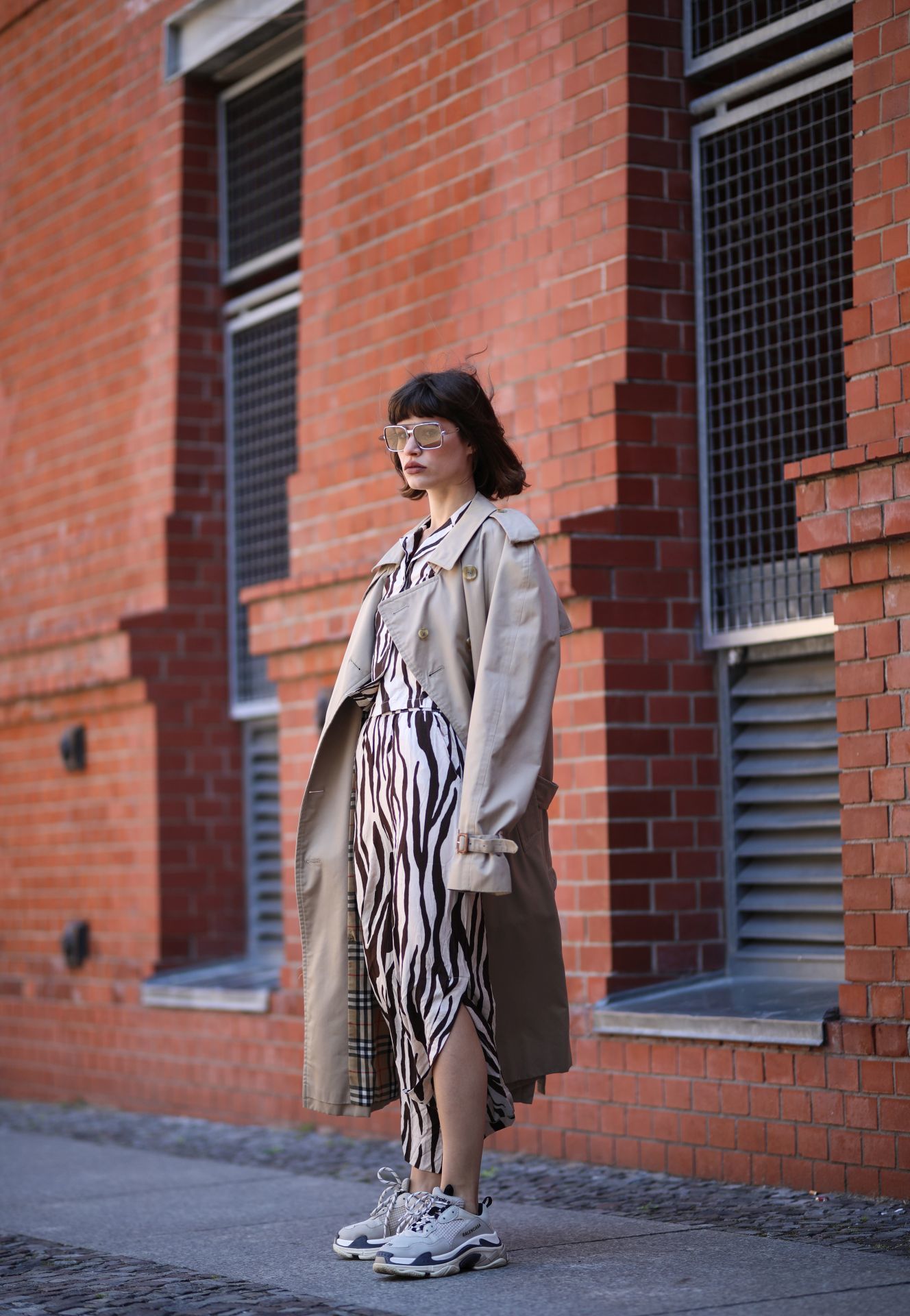 chunky sneaker ballonkabátos szettel