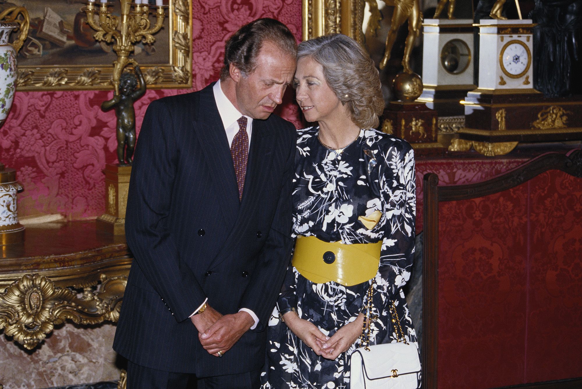 Zsófiával 1987-ben (fotó: Georges De Keerle/Getty Images)