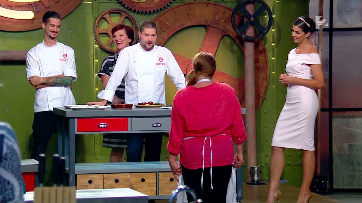 Masterchef VIP 2 Ördög Nóra fehér ruhában