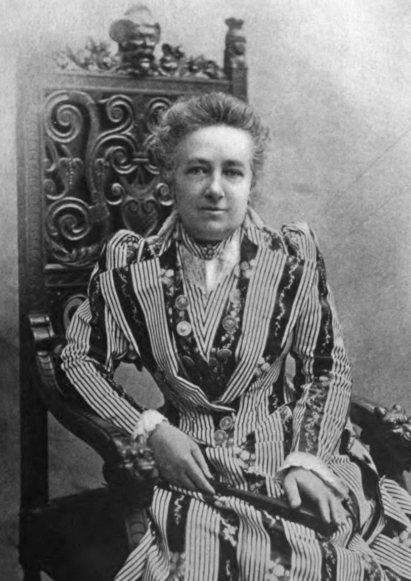 Az idős Juliette Adam asszony (fotó: Wikipedia)