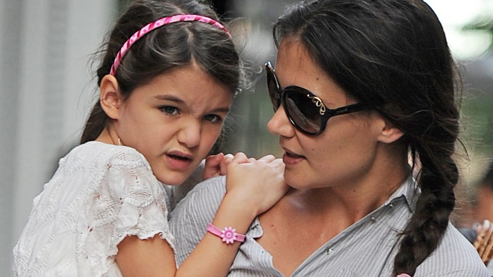 Suri Cruise és Katie Holmes 2012-ben