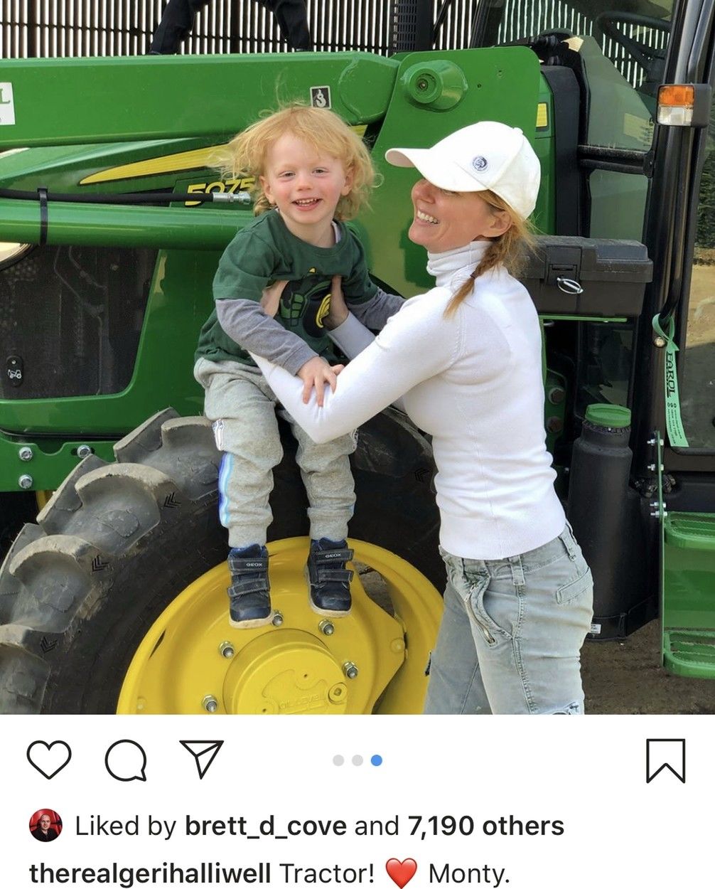 Geri Halliwell és fia