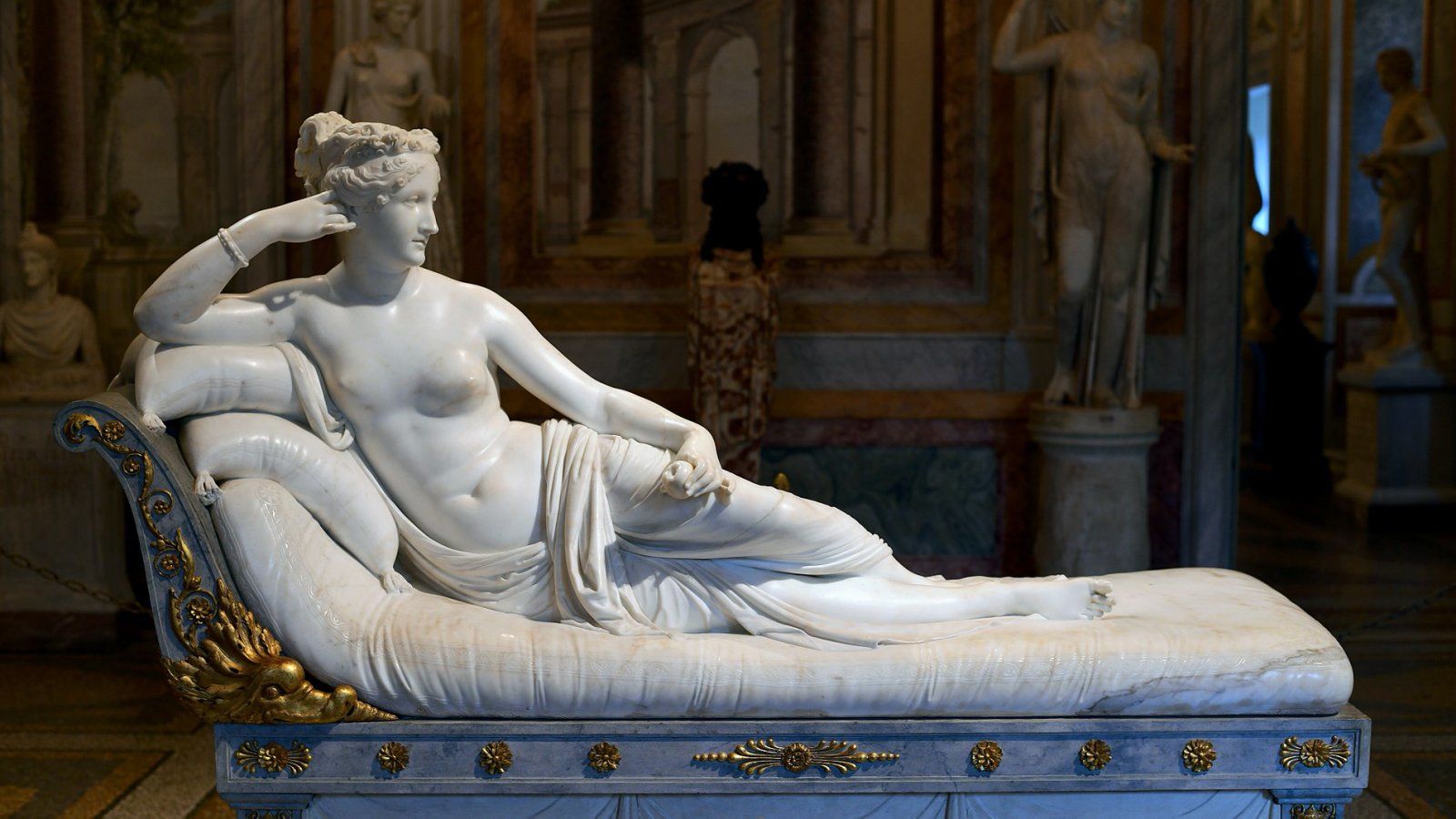 Antonio Canova szobra, a Paolina Borghese
