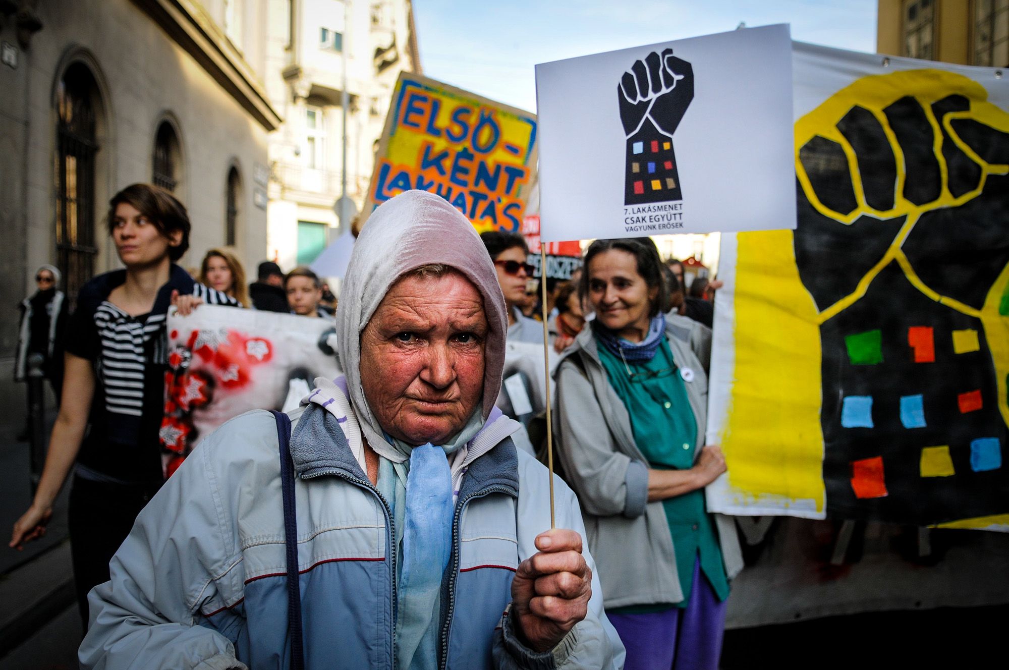 Lakásmenet A Város Mindenkié csoporttal (fotó: Csoszó Gabriella)