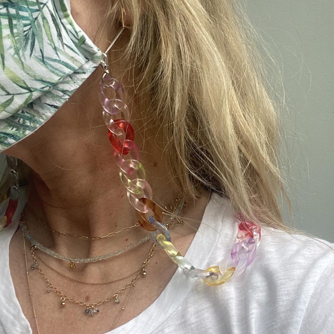 arcmaszklánc - Etsy/LoopAndBoogie