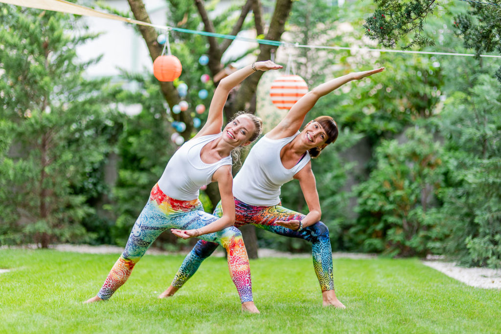 Kiss Anna Laura és Gedeon Bea a Jógasziget tulajdonosa