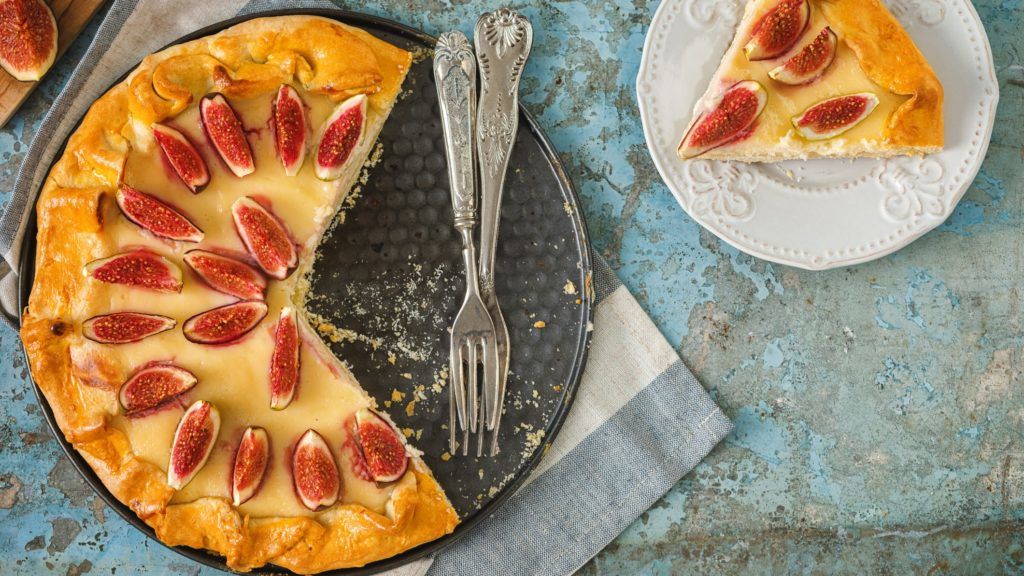 Brie sajtos-fügés galette